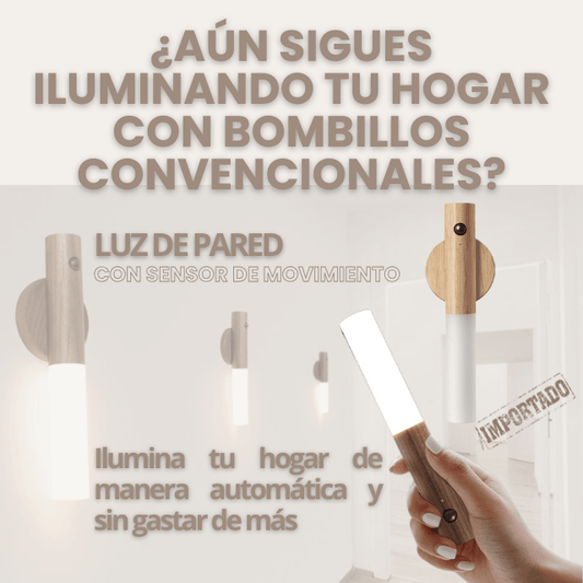 LUZ DE PARED CON SENSOR - LUMO