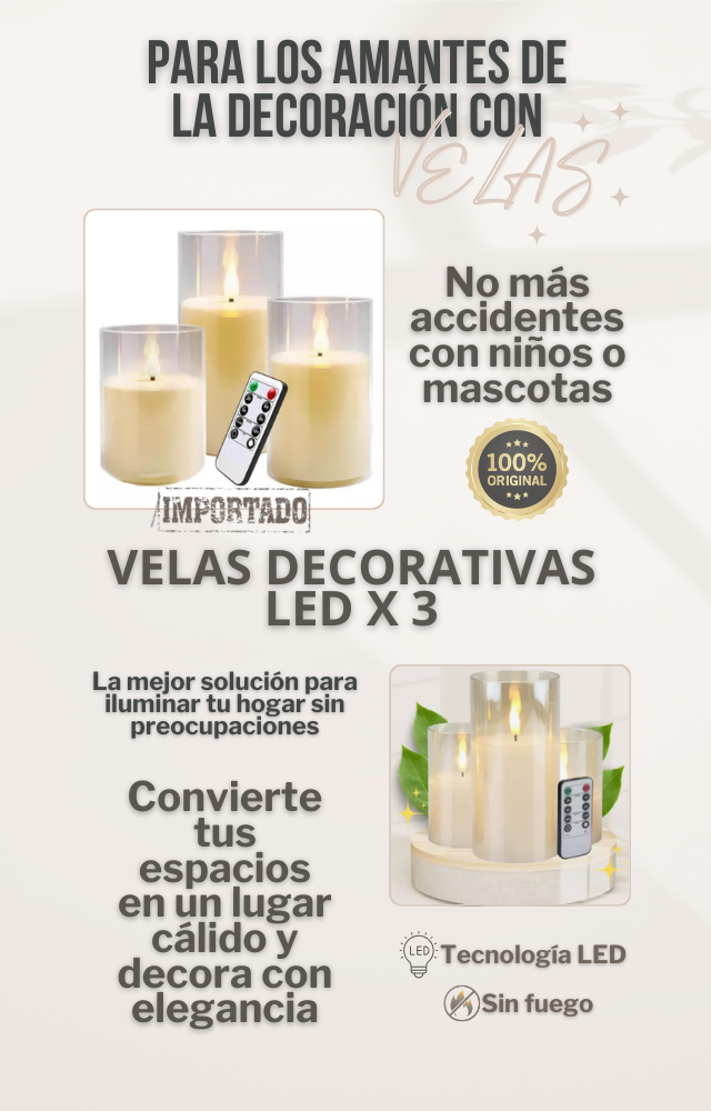 ZENGLOW - VELAS LED